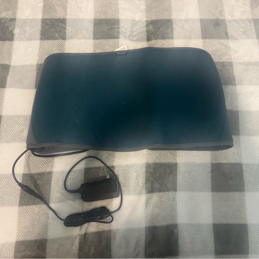 Gray Heated Waist Belt with Massage